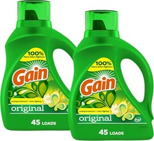 Gain Laundry Detergent Liquid, Aroma Boost, Original Scent, 65 Fl Oz (Pack Of 2) 0.18 per gallon