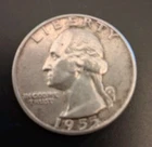 1955-P Washington Silver Quarter Coin