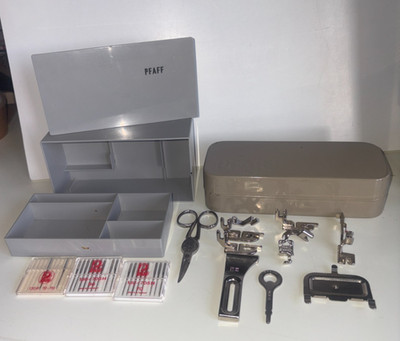 Zubehör für PFAFF Nähmaschine 332 Nähfuß  Rollsaumfuß Nähschere Nadeln u.v.m.