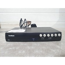 Goodmans GDR10 Freeview Digital TV Receiver Black Wired 8-W Dual Scart Portable
