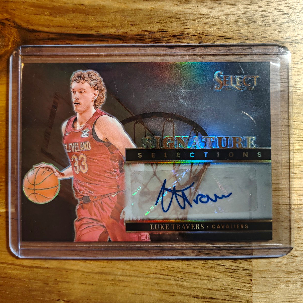 Panini 2024-25 Select Signature Selections Auto Luke Travers Cavaliers #SS-TRV