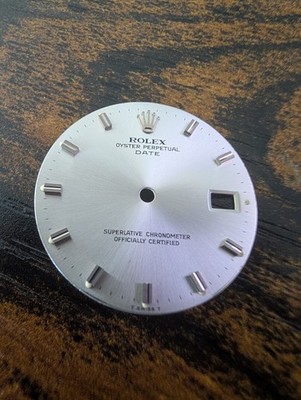 ROLEX OYSTER PERPETUAL DATE 1501 SILVER STICK DIAL - GREAT CONDITION