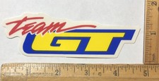 Vintage Team GT Bicycles Logo Decal Sticker Old School BMX Bike Racing