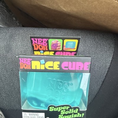 Schylling Nee Doh Nice Cube Squeeze Ball Blue Super Solid Squish