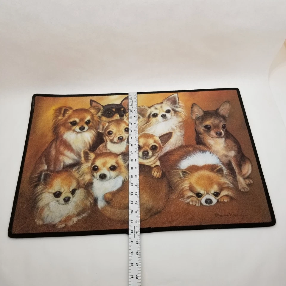 Felpudo de diseñador de codo de violinista Chihuahuas de Pollyanna Pickering. Foto 4 de 4