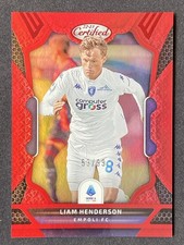 Liam Henderson 2022-23 Panini Chronicles Certified Serie A Red /99 #132