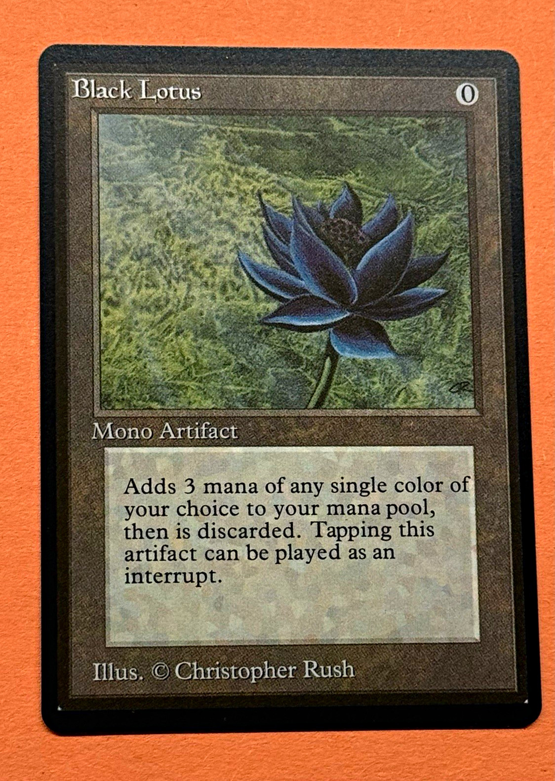 MTG Black Lotus Limited Edition Beta *Fan Art*