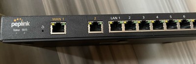 Peplink Balance One Gigabit Dual-WAN Router no Power Cord