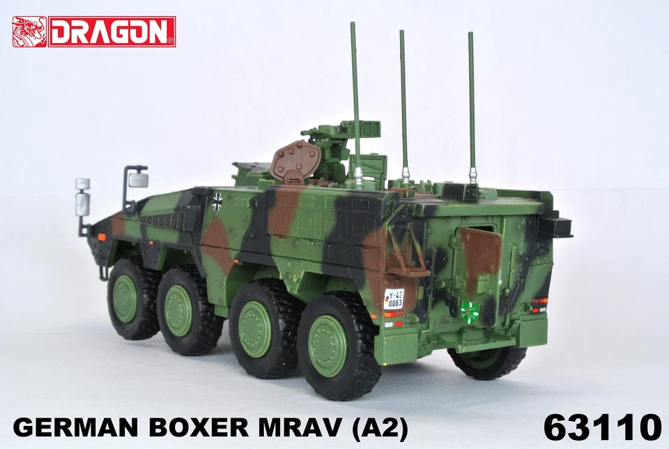 1/72 Dragon German Boxer MRVA A2 Wheeled Armored Vehicle 63110 Finishe Model - Image 3 of 4