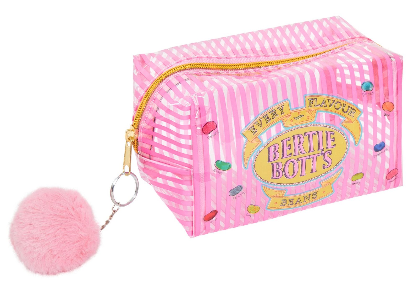 Harry Potter Borsa trasparente per cosmetici Bertie stivali fagioli borsa (p3S)