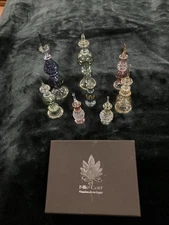 🌴. Handmade In Egypt, Mixed Set Of 6 Egyptian Bottles  -gorgeous!-