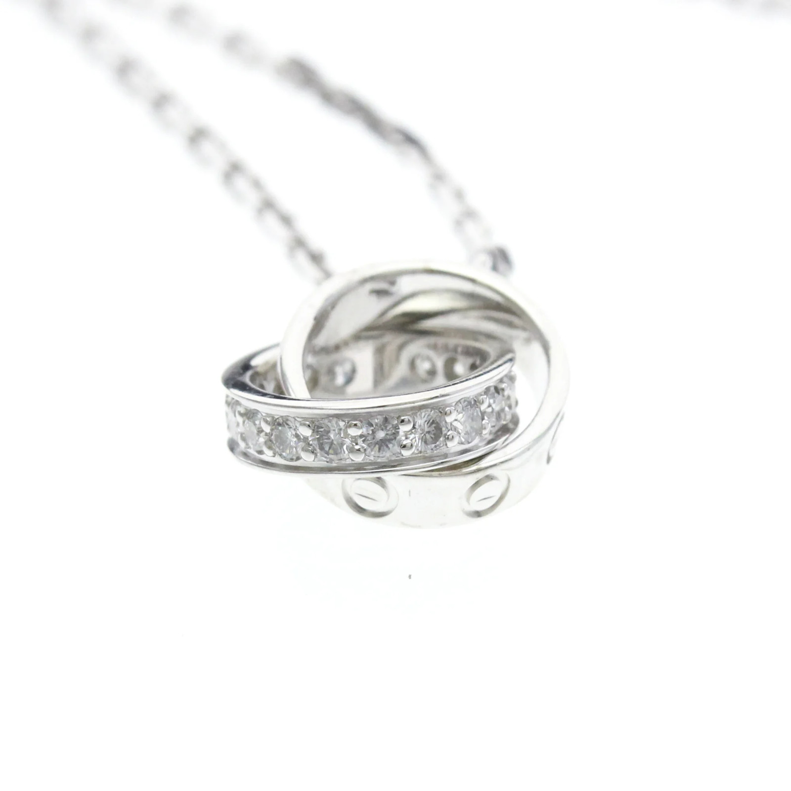 Cartier Baby Love Diamond Necklace White Gold (18K) Diamond Men,Wo... BF596490 image 4