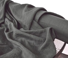 Natural Linen Fabric By The Yard Soft Washed Flax Material For Sewing Curtains