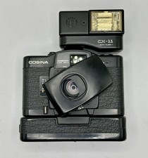 Cosina CX-2 Compact 35mm Film Camera Lomo, Vintage Flash And Film Winder
