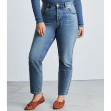 Everlane Jeans The Curvy '90s Cheeky Straight Organic Cotton Blue Size 31 Ankle