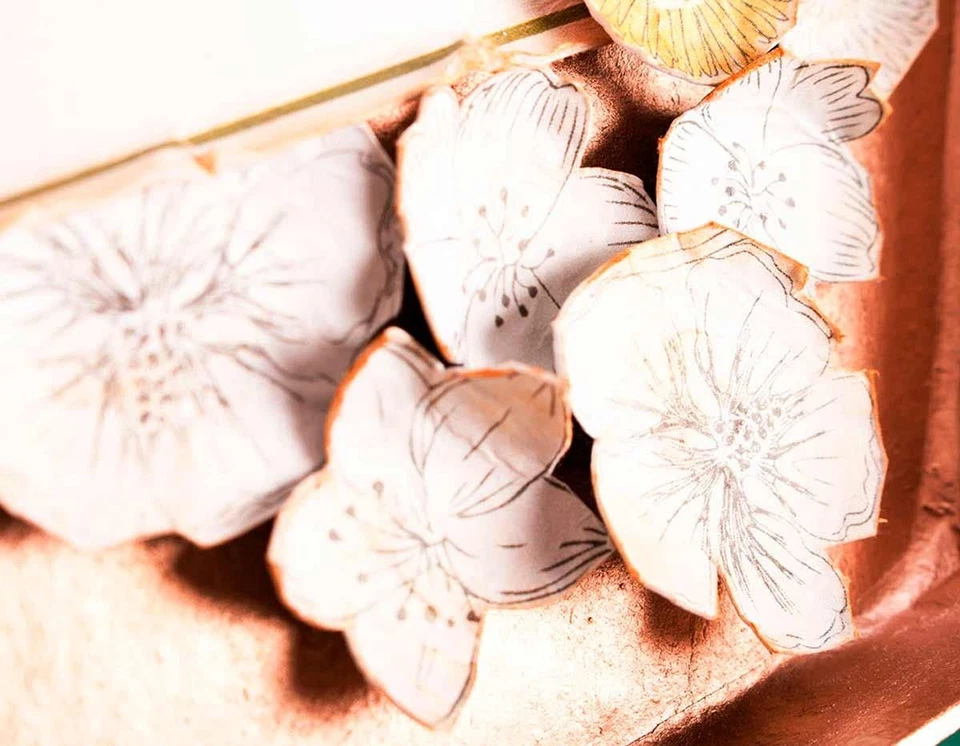 Delicata Tampon encreur Acrylique Blanc Scintillant 3 x 3 x 3 cm - Photo 2/4