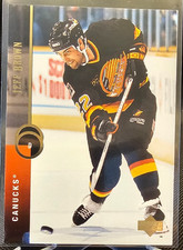 1994-95 Upper Deck Jeff Brown #34 Vancouver Canucks