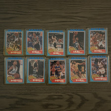Fleer 1989-90 Rookie Sensation Complete 10-Card NBA Lot Rookie Set