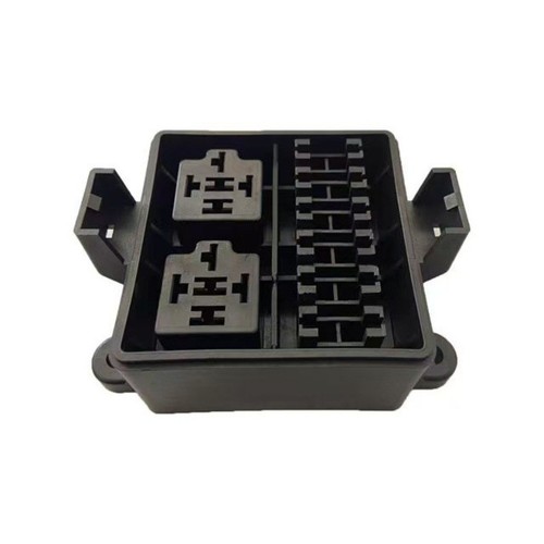 Scatola relè impermeabile 12V 6 vie 5 pin relè ATC/ATO fusibile per auto, camion, barca - Foto 10 di 11