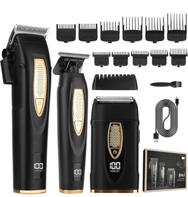 Mens Hair Clipper, Hair Cutting Kit, Beard Trimmer for Men, Foil Shavers, Hair