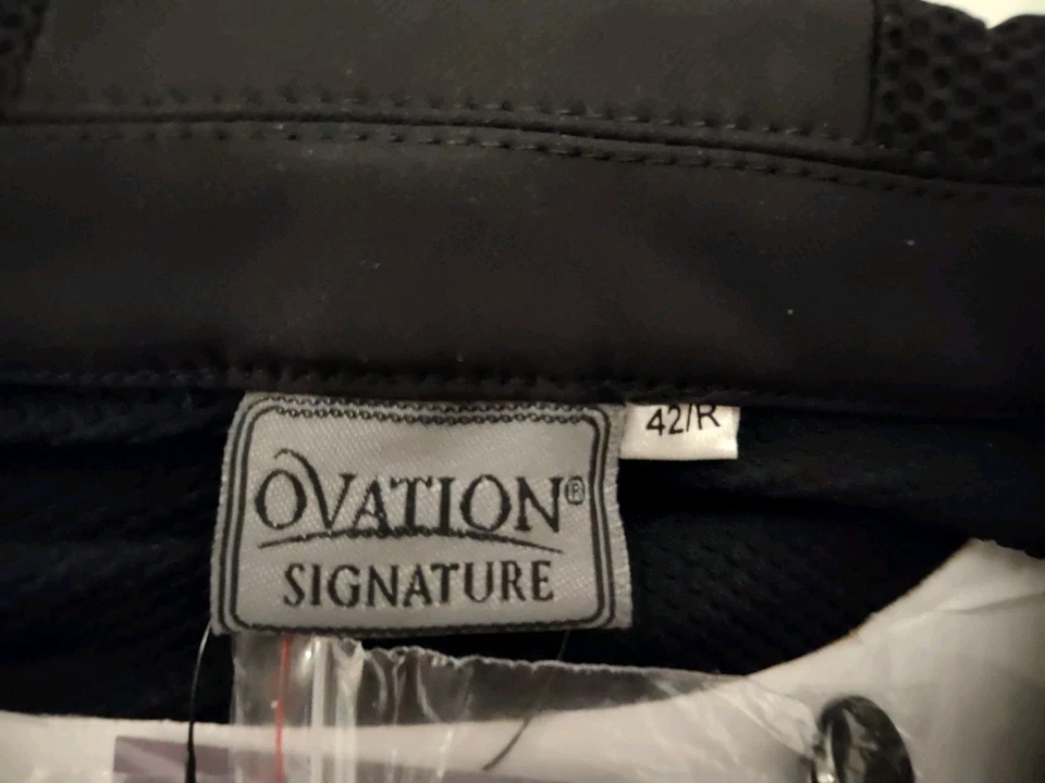 Ovation 男式 Airflex Show 外套 - 盛装舞步马术黑色 42 普通全新带标签 — 第 3/4 张图片