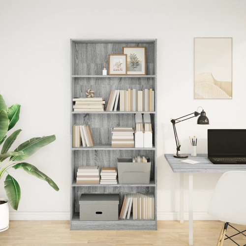 Großes Bücherregal | 80x176 cm | Aktenregal | Highboard | Büroregal | Holzregal - Bild 2 von 119