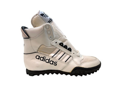 vintage adidas impact hi football cleats shoes mens size 9