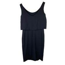 Randolph College Shop Women's Size 6 Black Classic Retro Sleeveless Sheath Dress