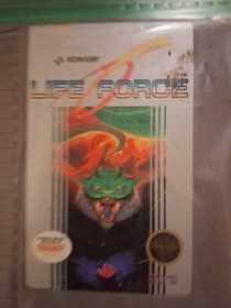 Nintendo Nes Life Force Video Game Cleaned Inside Tested
