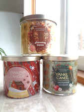 Yankee Candle Three 14.5 oz Candle Jars