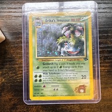 Pokémon TCG Gym Challenge Erika's Venusaur 4/132 Holo Unlimited MP/LP