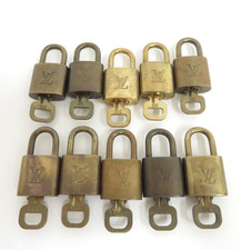 Authentic Louis Vuitton Padlock  Key 10set Gold 53057