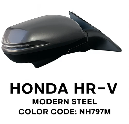 NEW GRAY Mirror FIT 2016-22 Honda HR-V Camera Passenger RH EX EX-L Navi, Touring