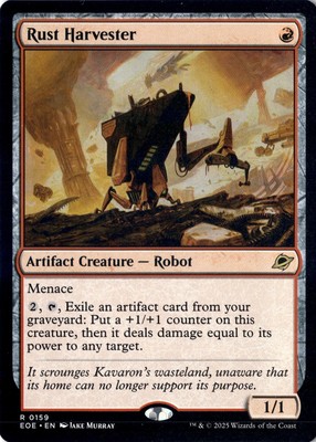 Rust Harvester Edge of Eternities Normal NM Magic MTG R 159