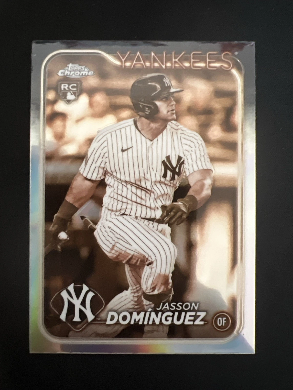2024 Topps Chrome - Jasson Dominguez #89 Sepia Refractor (RC)