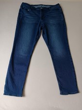 Old Navy High Rise Super-Skinny Jeans Womens 18 Blue Medium Wash Stretch Denim