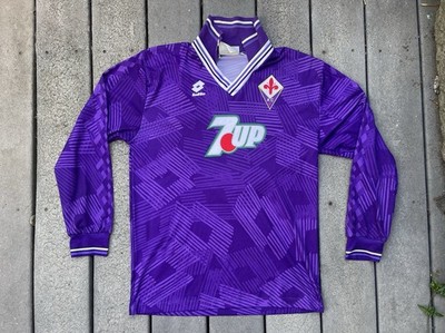 Fiorentina Vintage 1992-1993 Soccer Jersey Home Football Shirt Lotto Size L RARE