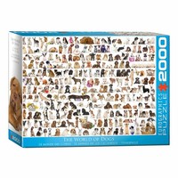 Eurographics Puzzle Hundewelt, Hunde, 2000 Teile, 67.6 X 96.8 Cm, 8220-0581
