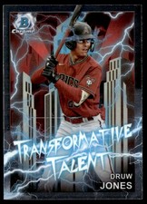 DRUW JONES 2023 BOWMAN DRAFT TRANSFORMATIVE TALENT RC ARIZONA DIAMONDBACKS #TT-3