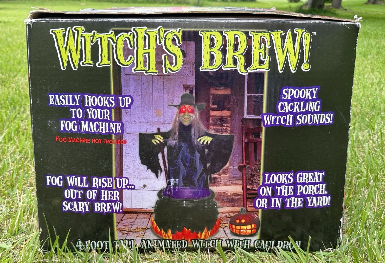Tekky Toys Witch's Brew Animated Halloween Prop W/Sound Working See Video!!