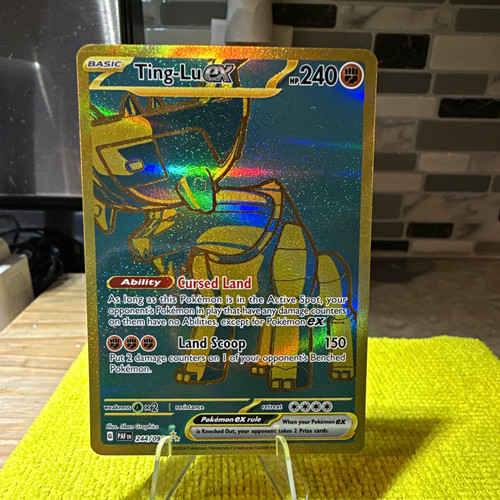 The Pokémon Company Pokémon TCG Ting-Lu ex 244/091 Paldean Fates Hyper Rare