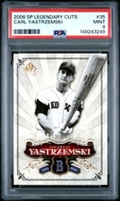 2006 SP LEGENDARY CUTS #35 CARL YASTRZEMSKI PSA 9