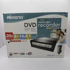 MEMOREX MRX-530LE DVD LIGHTSCRIBE RECORDER OPENED BOX BUT NEVER USED 