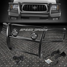 Black Brush Grille Guardround Clear Fog Light For 98-04 Toyota Tacoma Pickup Black Brush Grille Guardround Clear Fog Light For 98-04 Toyota Tacoma Pickup