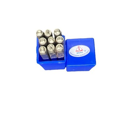 uxcell Number Metal Stamp Set 1/8'' 3mm Digital 0 to 9 Numbers Punch Set Wood ...