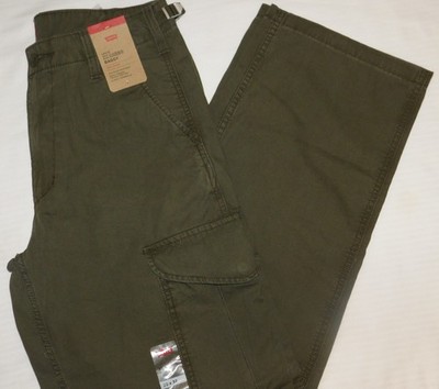 Levis Jeans XX Cargo Baggy Pants Midrise Baggy thru Seat & Thigh Forest Night