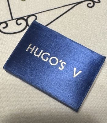 Hugo's V at the Hyatt Regency in Los Angeles, CA Vintage Matchbox Match Box