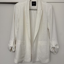 Vera Wang White Blazer Medium