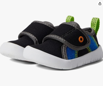 BOGS Kicker Hook-and-Loop (Toddler) Black Multi Size 9 M
