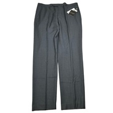 LRL Ralph Lauren Dress Pants Mens 34x32 Gray Classic Fit Ultraflex Wool NEW